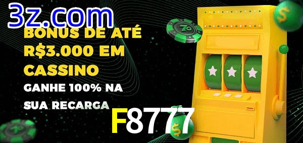 F8777 melhor bônus de depósito