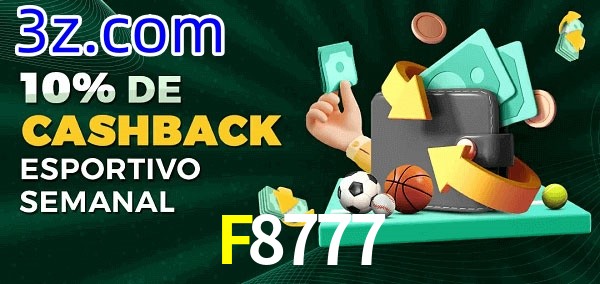 10% de bônus de cashback na F8777